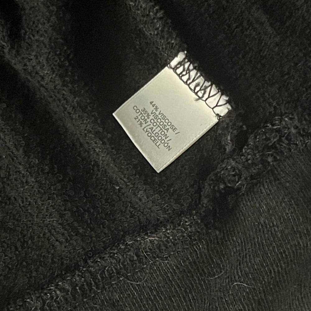 NWOT Victoria's Secret Black Pull Over Hoodie - Picture 10 of 10
